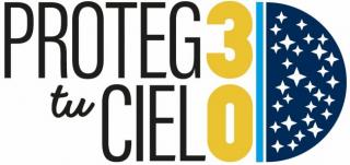 Logo de la campaña de conmemoración del 30 aniversario de la Ley del Cielo. Crédito: Gabriel Pérez Díaz, SMM (IAC). 11998