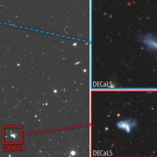Raro par de galaxias enanas en interacción observado por el proyecto CAVITY Raro par de galaxias enanas en interacción observado por el proyecto CAVITY