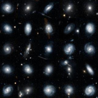 Selección de imágenes de galaxias tomadas por Euclid Selección de imágenes de galaxias tomadas por Euclid