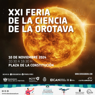 Cartel de la Feria de la Ciencia La Orotava Cartel de la Feria de la Ciencia La Orotava