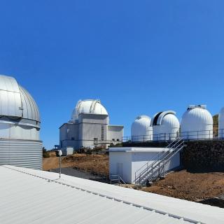 The Mercator telescope and the new domes of the Marvel instrument / IAC The Mercator telescope and the new domes of the Marvel instrument / IAC