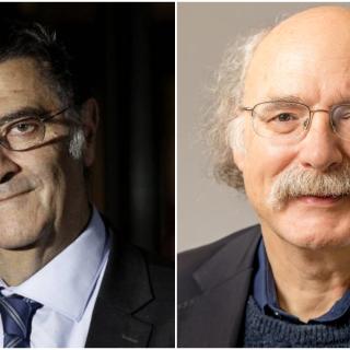 Serge Haroche, winner of the 2012 Nobel Prize in Physics, and F. Duncan Haldane, winner of the 2016 Nobel Prize in Physics