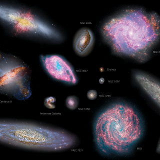 Mosaico de las galaxias Mosaico de las galaxias