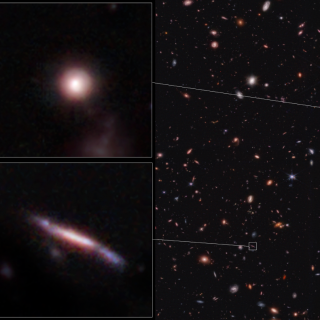 Distant galaxies identified by JWST Distant galaxies identified by JWST