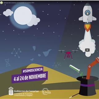 Poster of the Weeks of Science and Innovation in the Canary Islands Poster of the Weeks of Science and Innovation in the Canary Islands