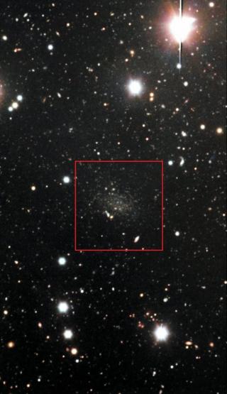 Imagen de la galaxia enana Donatiello I. Crédito: Giuseppe Donatiello. Imagen de la galaxia enana Donatiello I. Crédito: Giuseppe Donatiello.