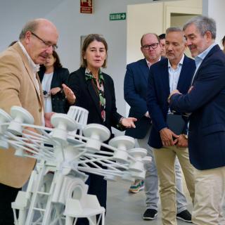 Visit to the IACTEC by Fernando Clavijo and Javier Franco Visit to the IACTEC by Fernando Clavijo and Javier Franco