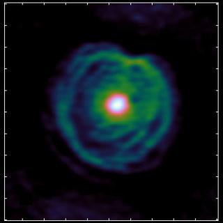 Red giant spiral-shaped winds Credit: ALMA (ESO/NAOJ/NRAO)/Decin et al. (2019).