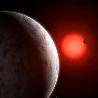 Artistic recreation of GJ887 and its planets. Credit: University of Göttingen. Artistic recreation of GJ887 and its planets. Credit: University of Göttingen.