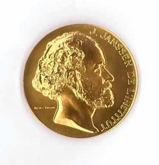 PRIX JULES JANSSEN engraved bronze medal PRIX. 8404