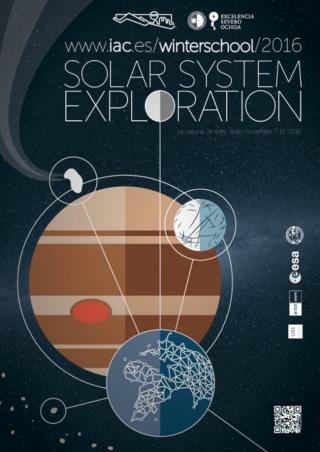 Poster for the XXXVIII Canary Islands Winter School- Solar System Exploration. Credit: Gabriel Pérez, SMM (IAC). Poster for the XXXVIII Canary Islands Winter School- Solar System Exploration. Credit: Gabriel Pérez, SMM (IAC).