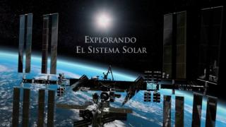 Estación Espacial Internacional sobre la Tierra (imagen portada del vídeo Explorando el sistema solar). 8281