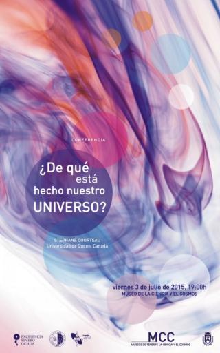 Cartel de la charla de Stephane Courteau. Diseño: Miriam Cruz, Museos de Tenerife. 8356