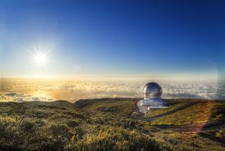 The Gran Telescopio CANARIAS (GTC), located about 2,400 meters altitude in the Observatorio del Roque de los Muchachos, en Garafía (La Palma). Credit: Pablo Bonet. The Gran Telescopio CANARIAS (GTC), located about 2,400 meters altitude in the Observatorio del Roque de los Muchachos, en Garafía (La Palma). Credit: Pablo Bonet.