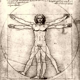 El Hombre de VitruvioLeonardo da Vinci 1492Gallerie dell'Accademia, VeneciaLeonardo da Vinci, uno de los grandes genios de la historia, buscó el conocimiento en todas sus manifestaciones, tanto en el arte como en la ciencia. 7882