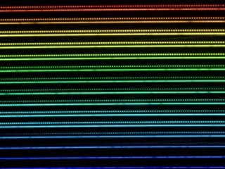 The spectrum of the LFC, taken with HARPS, together with the spectrum of a star. Image credit: ESO The spectrum of the LFC, taken with HARPS, together with the spectrum of a star. Image credit: ESO