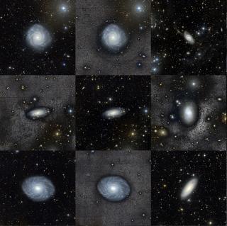 Galaxias análogas a la Vía Láctea observadas y analizadas por el proyecto BEARD. Crédito: C. M. de la Rosa Galaxias análogas a la Vía Láctea observadas y analizadas por el proyecto BEARD