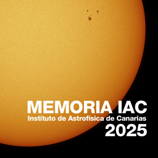 Portada memoria anual del IAC 2025